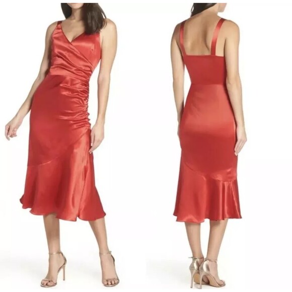 Chelsea28 Red Formal Dress - Picture 1 of 7